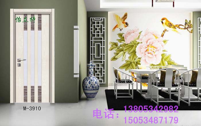 门业图片-怡立特实木复合门生态复合门 实木复合门  强化室内门按图加工图片